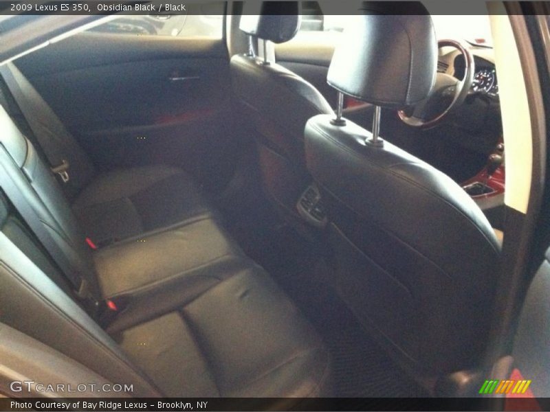 Obsidian Black / Black 2009 Lexus ES 350