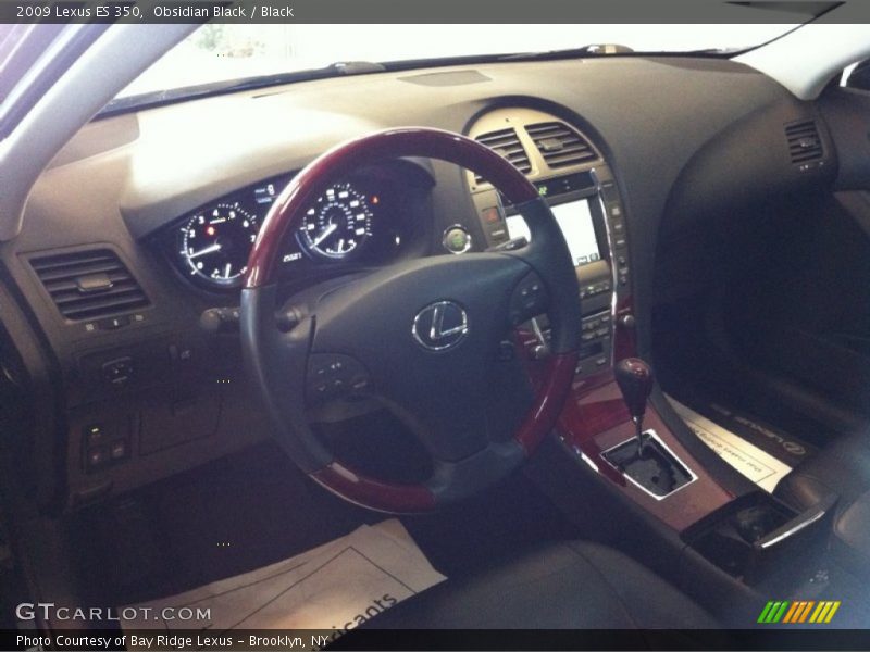Obsidian Black / Black 2009 Lexus ES 350