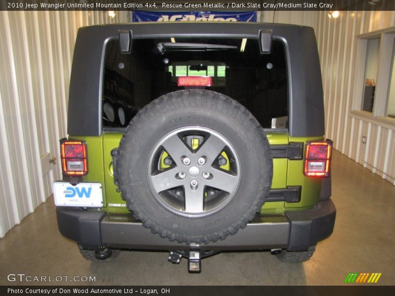 Rescue Green Metallic / Dark Slate Gray/Medium Slate Gray 2010 Jeep Wrangler Unlimited Mountain Edition 4x4