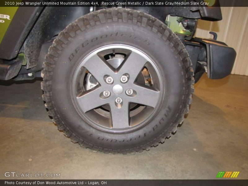 Rescue Green Metallic / Dark Slate Gray/Medium Slate Gray 2010 Jeep Wrangler Unlimited Mountain Edition 4x4
