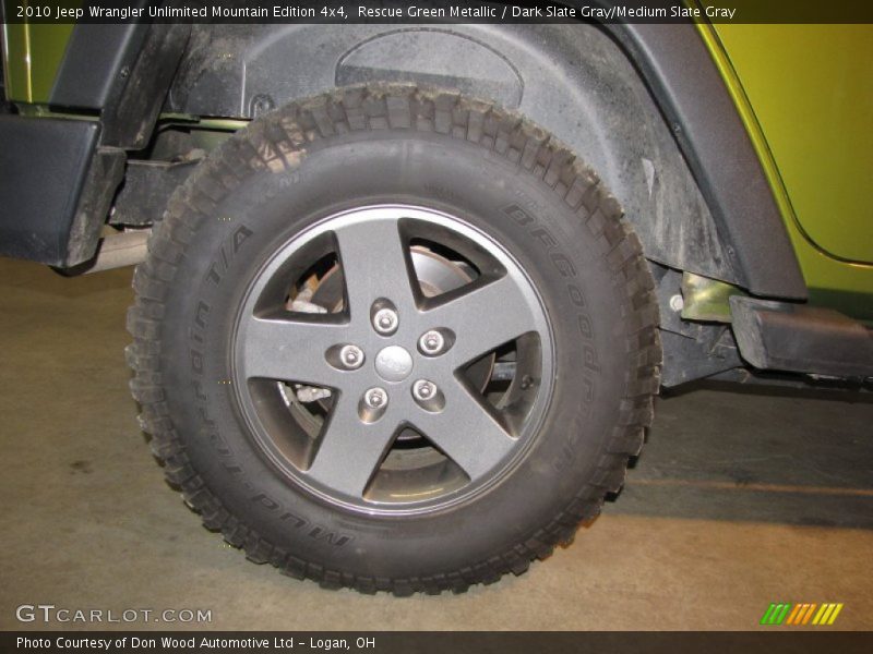 Rescue Green Metallic / Dark Slate Gray/Medium Slate Gray 2010 Jeep Wrangler Unlimited Mountain Edition 4x4