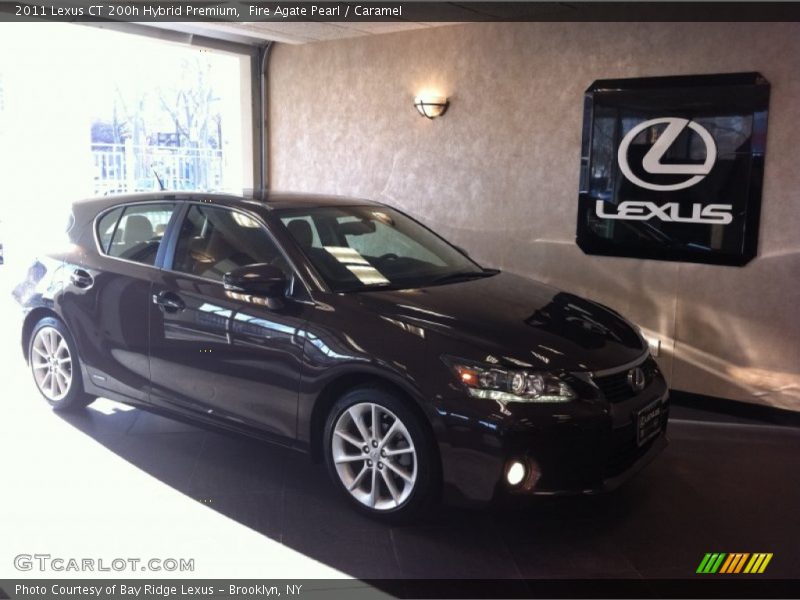 Fire Agate Pearl / Caramel 2011 Lexus CT 200h Hybrid Premium