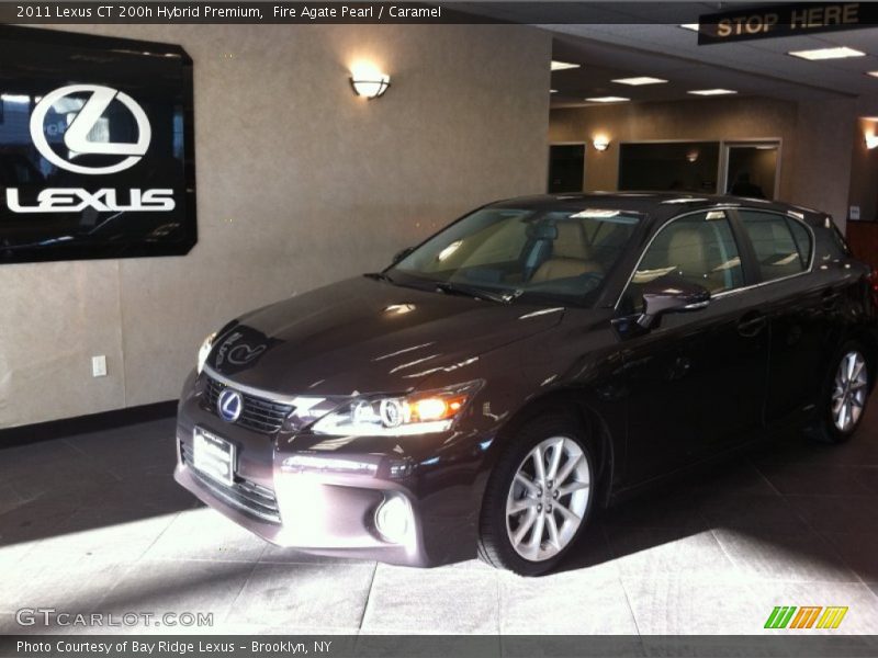 Fire Agate Pearl / Caramel 2011 Lexus CT 200h Hybrid Premium