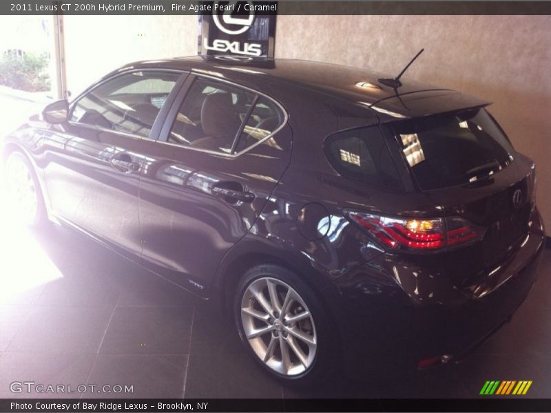 Fire Agate Pearl / Caramel 2011 Lexus CT 200h Hybrid Premium