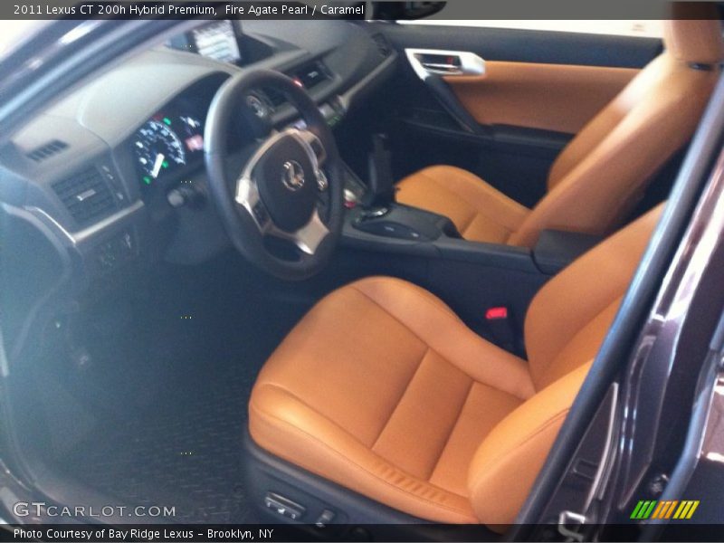 Fire Agate Pearl / Caramel 2011 Lexus CT 200h Hybrid Premium