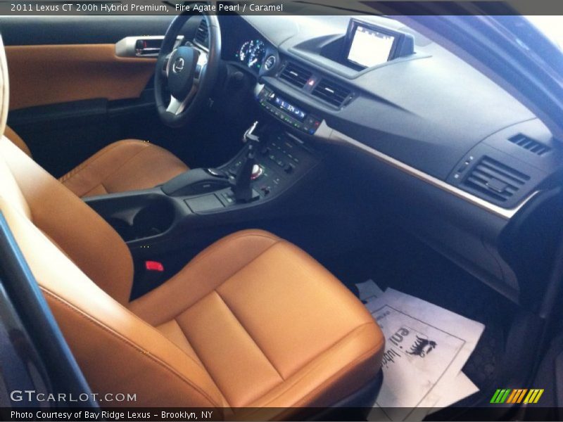 Fire Agate Pearl / Caramel 2011 Lexus CT 200h Hybrid Premium