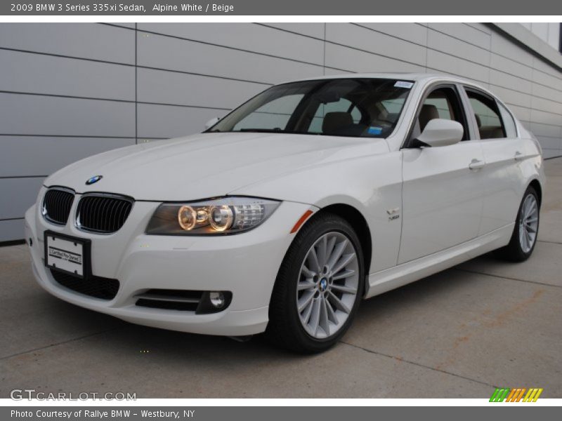 Alpine White / Beige 2009 BMW 3 Series 335xi Sedan