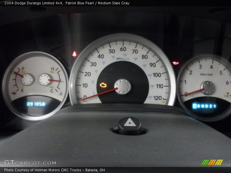 Patriot Blue Pearl / Medium Slate Gray 2004 Dodge Durango Limited 4x4