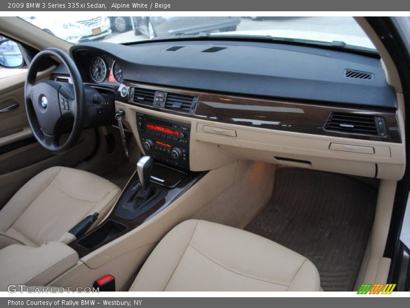 Alpine White / Beige 2009 BMW 3 Series 335xi Sedan