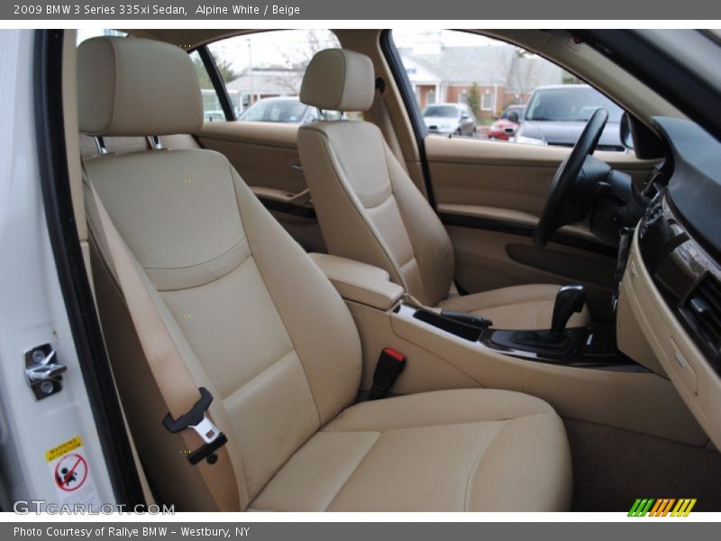 Alpine White / Beige 2009 BMW 3 Series 335xi Sedan