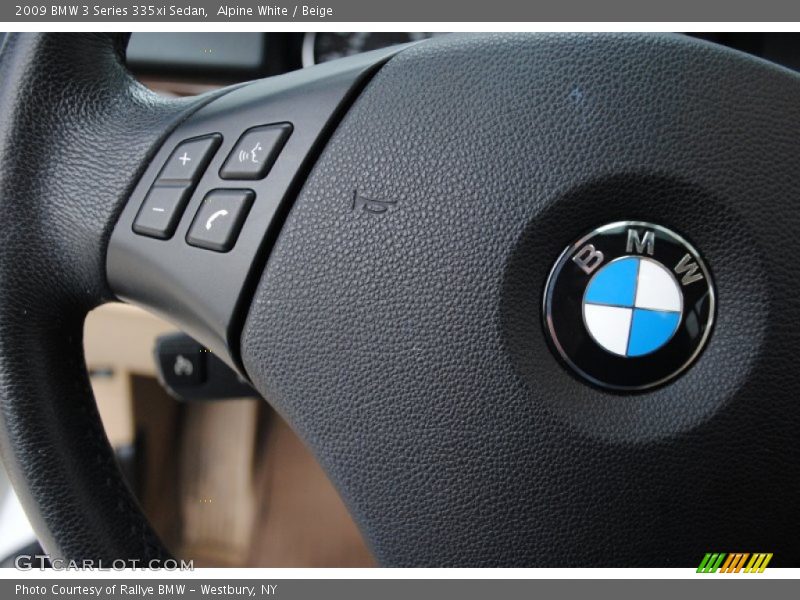 Alpine White / Beige 2009 BMW 3 Series 335xi Sedan