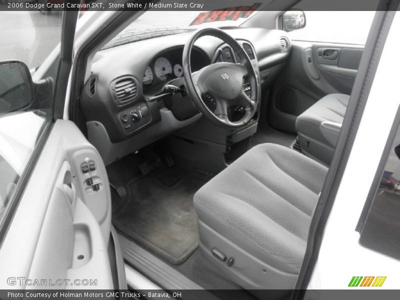 Stone White / Medium Slate Gray 2006 Dodge Grand Caravan SXT