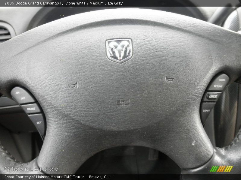 Stone White / Medium Slate Gray 2006 Dodge Grand Caravan SXT