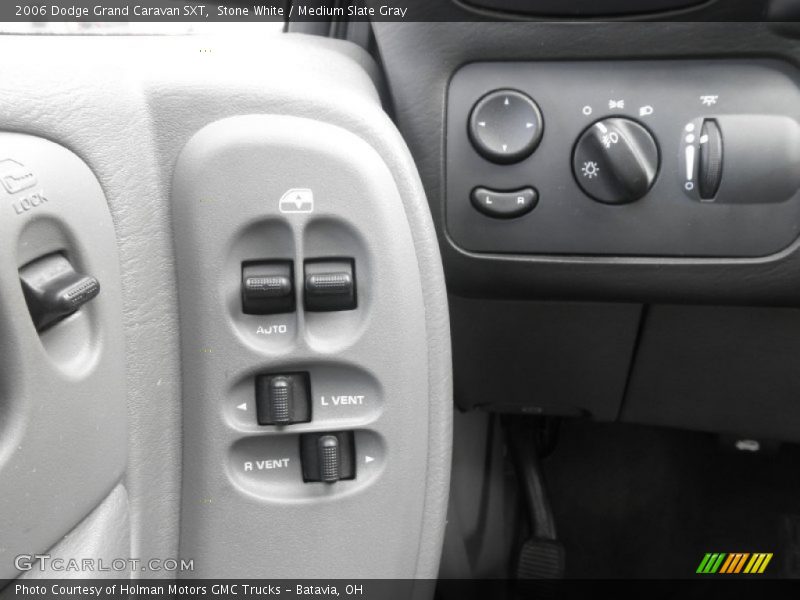 Stone White / Medium Slate Gray 2006 Dodge Grand Caravan SXT