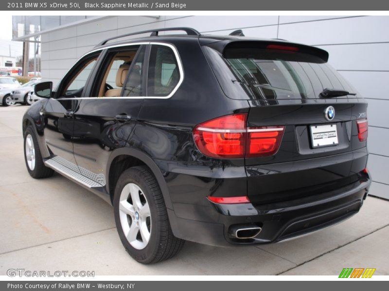 Black Sapphire Metallic / Sand Beige 2011 BMW X5 xDrive 50i
