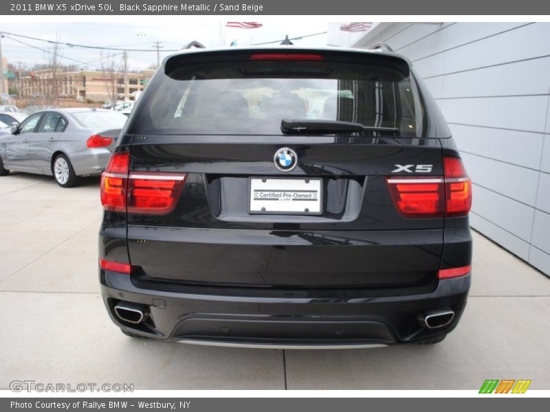 Black Sapphire Metallic / Sand Beige 2011 BMW X5 xDrive 50i
