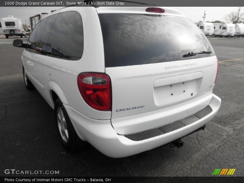 Stone White / Medium Slate Gray 2006 Dodge Grand Caravan SXT