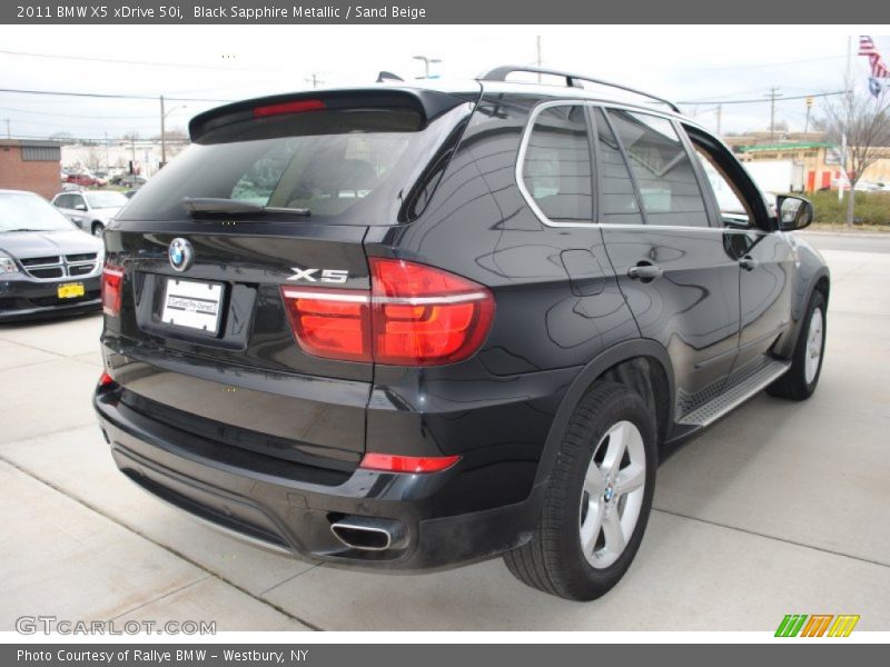 Black Sapphire Metallic / Sand Beige 2011 BMW X5 xDrive 50i
