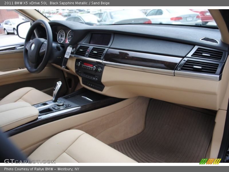 Black Sapphire Metallic / Sand Beige 2011 BMW X5 xDrive 50i