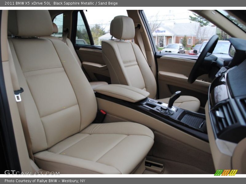 Black Sapphire Metallic / Sand Beige 2011 BMW X5 xDrive 50i