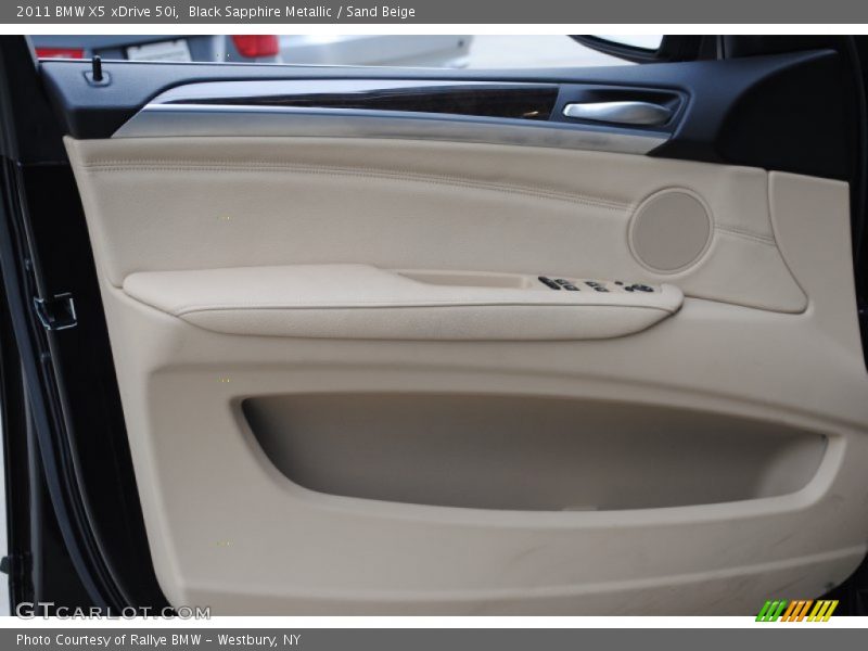 Black Sapphire Metallic / Sand Beige 2011 BMW X5 xDrive 50i