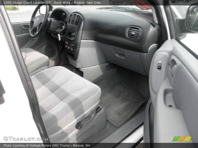 Stone White / Medium Slate Gray 2006 Dodge Grand Caravan SXT