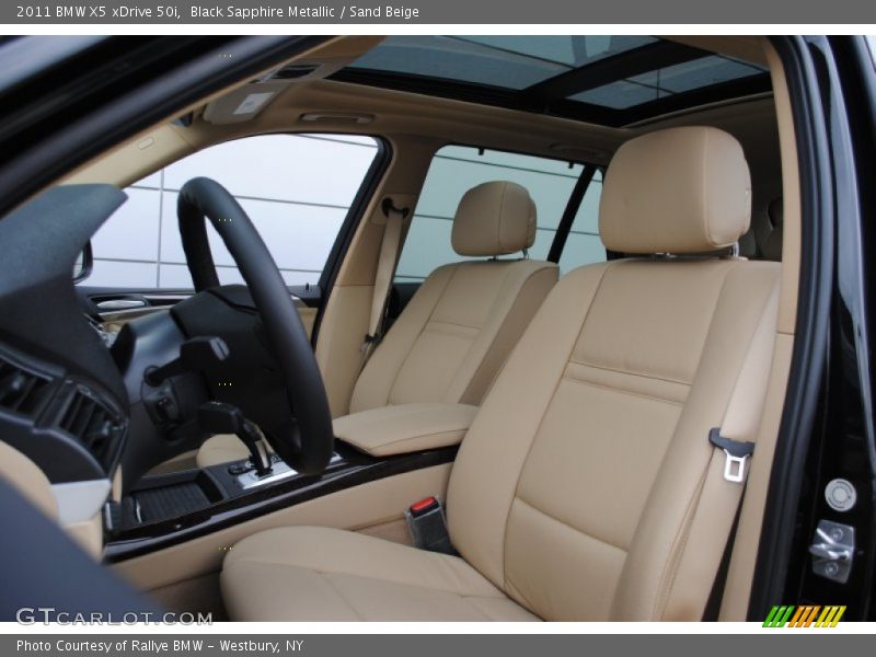 Black Sapphire Metallic / Sand Beige 2011 BMW X5 xDrive 50i