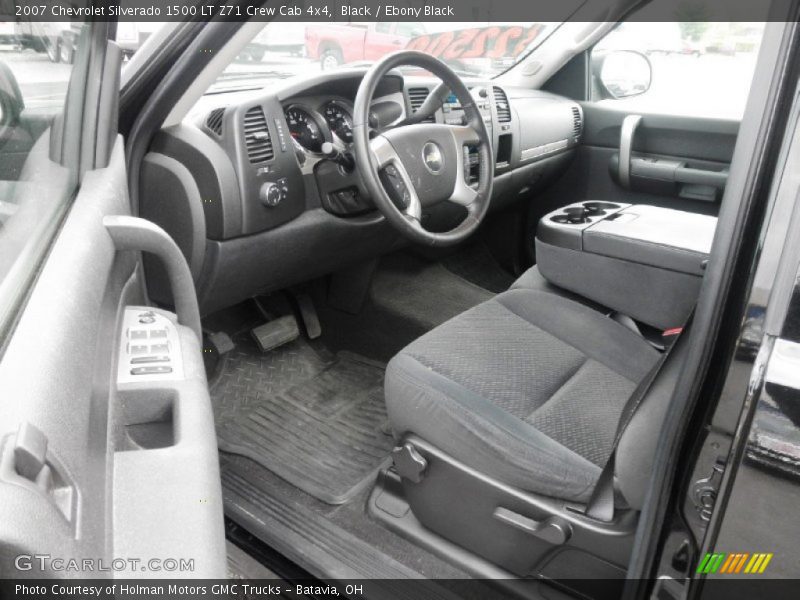Black / Ebony Black 2007 Chevrolet Silverado 1500 LT Z71 Crew Cab 4x4