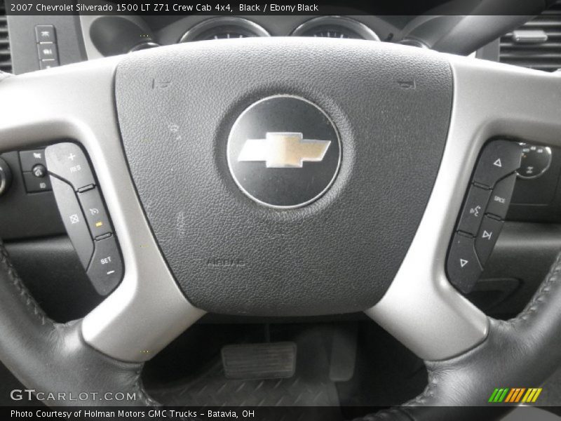 Black / Ebony Black 2007 Chevrolet Silverado 1500 LT Z71 Crew Cab 4x4