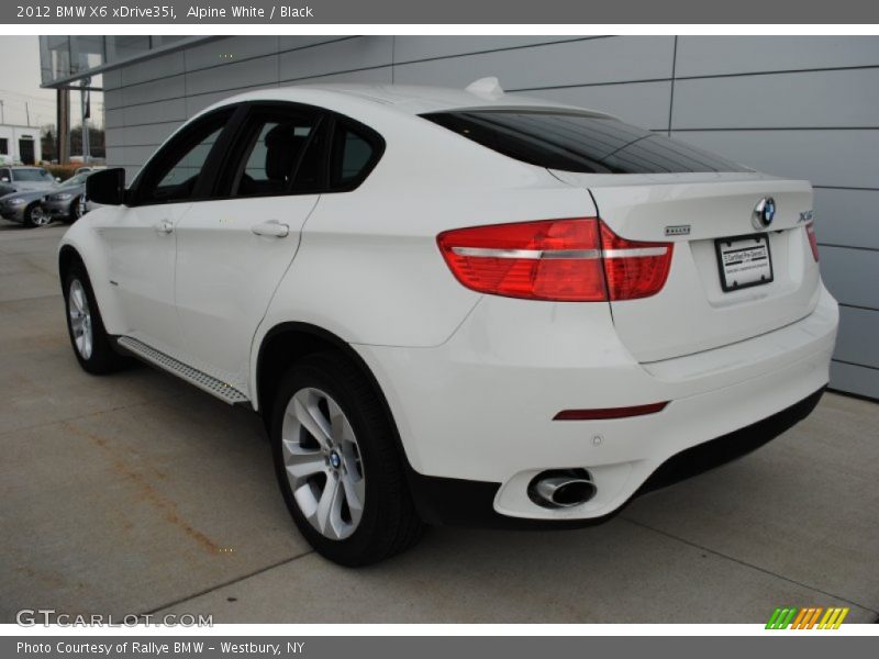 Alpine White / Black 2012 BMW X6 xDrive35i