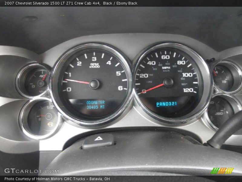 Black / Ebony Black 2007 Chevrolet Silverado 1500 LT Z71 Crew Cab 4x4