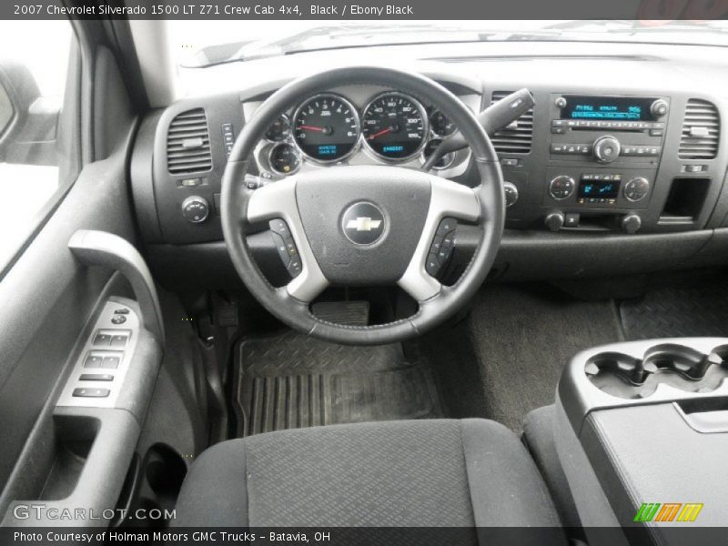 Black / Ebony Black 2007 Chevrolet Silverado 1500 LT Z71 Crew Cab 4x4