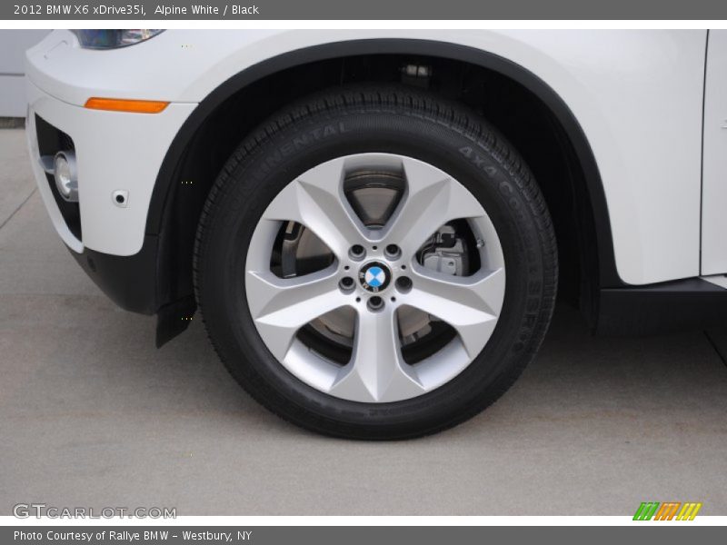 Alpine White / Black 2012 BMW X6 xDrive35i