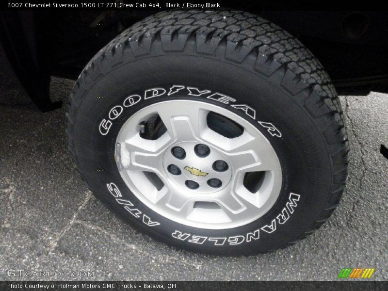 Black / Ebony Black 2007 Chevrolet Silverado 1500 LT Z71 Crew Cab 4x4