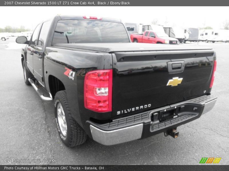 Black / Ebony Black 2007 Chevrolet Silverado 1500 LT Z71 Crew Cab 4x4