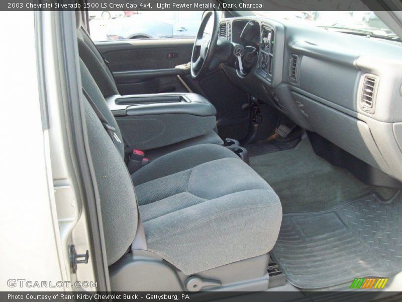 Light Pewter Metallic / Dark Charcoal 2003 Chevrolet Silverado 1500 LS Crew Cab 4x4