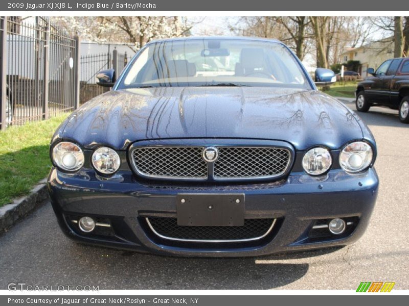 Indigo Blue / Barley/Mocha 2009 Jaguar XJ XJ8 L