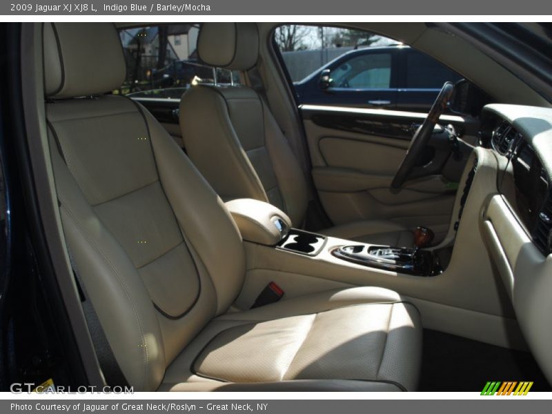 Indigo Blue / Barley/Mocha 2009 Jaguar XJ XJ8 L