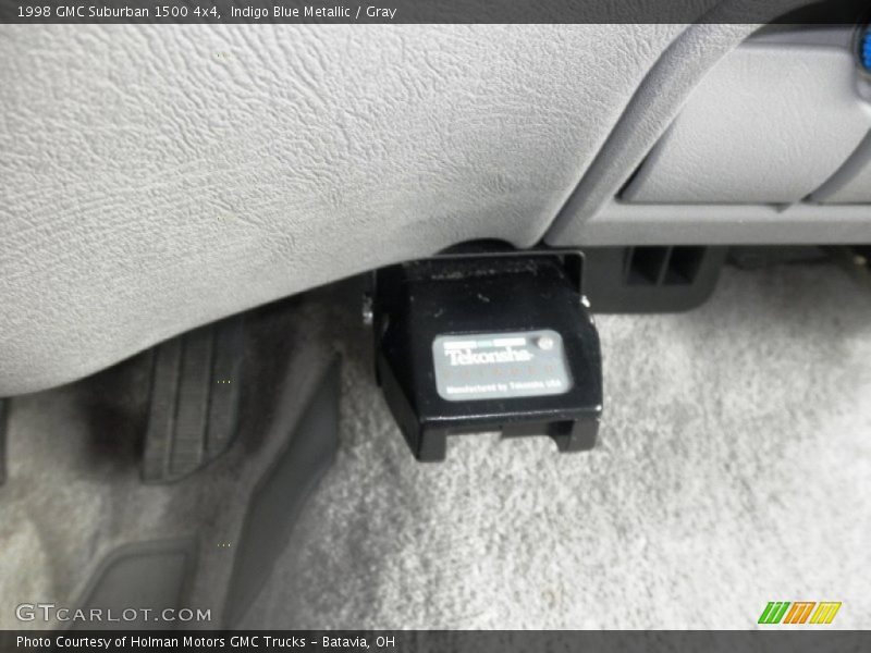 Indigo Blue Metallic / Gray 1998 GMC Suburban 1500 4x4