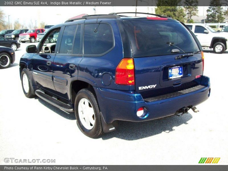 Indigo Blue Metallic / Medium Pewter 2002 GMC Envoy SLE 4x4