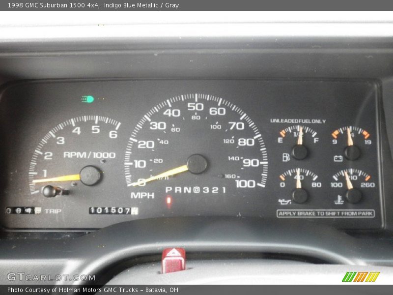  1998 Suburban 1500 4x4 1500 4x4 Gauges