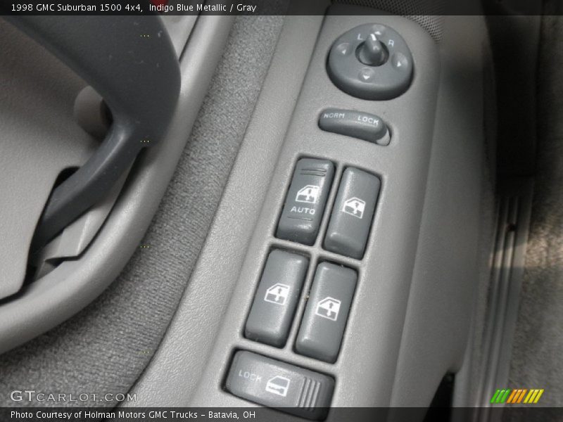 Indigo Blue Metallic / Gray 1998 GMC Suburban 1500 4x4