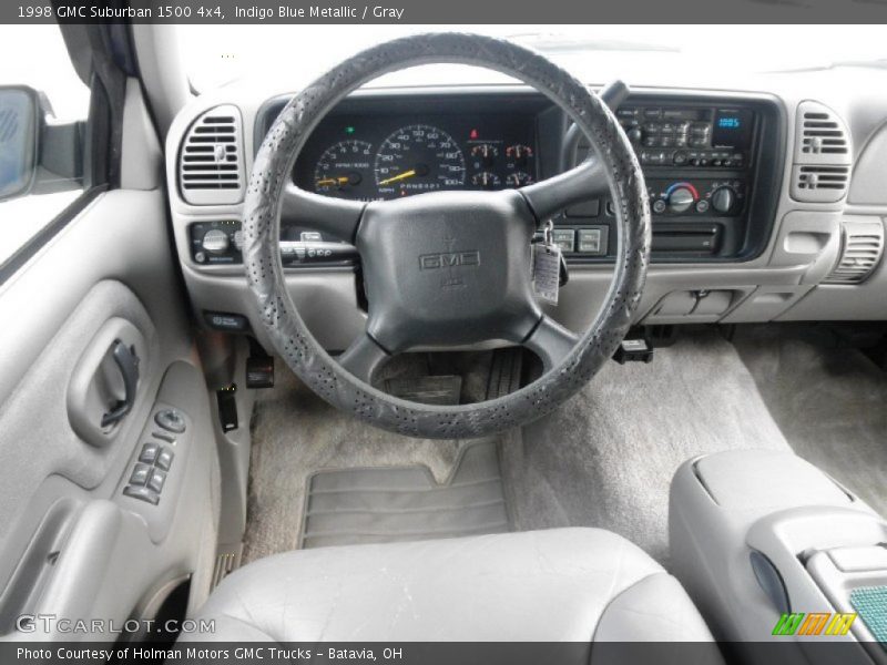 Indigo Blue Metallic / Gray 1998 GMC Suburban 1500 4x4