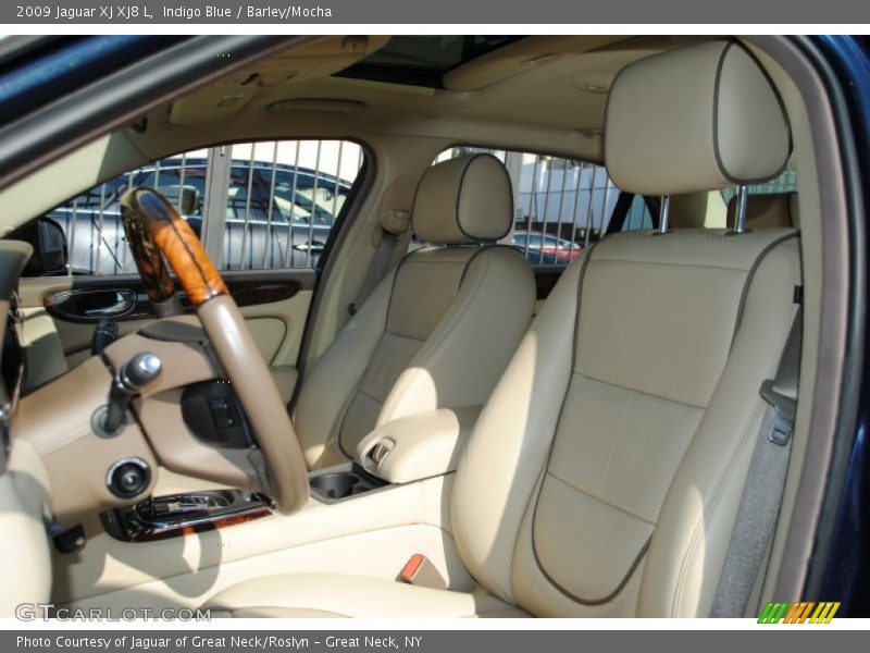 Indigo Blue / Barley/Mocha 2009 Jaguar XJ XJ8 L