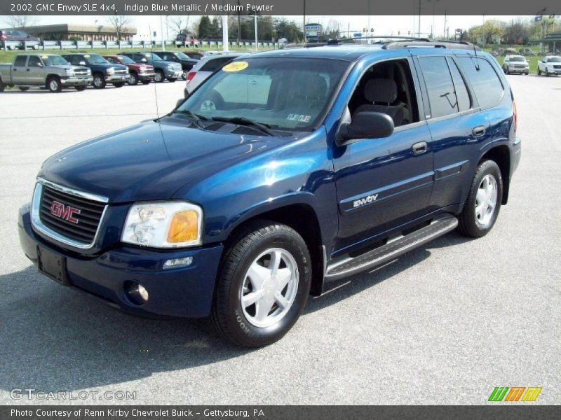 Indigo Blue Metallic / Medium Pewter 2002 GMC Envoy SLE 4x4