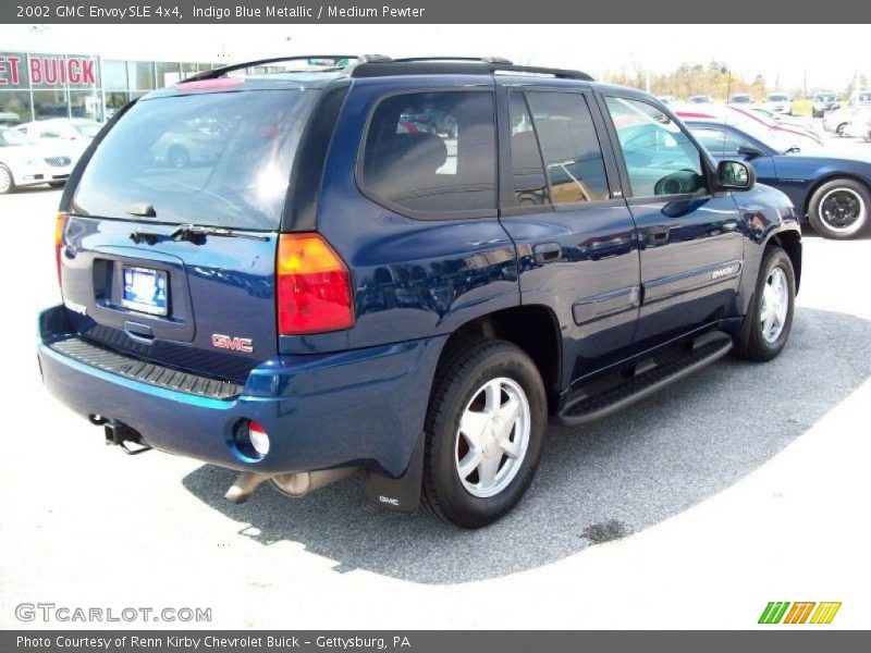 Indigo Blue Metallic / Medium Pewter 2002 GMC Envoy SLE 4x4