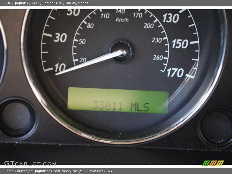 Indigo Blue / Barley/Mocha 2009 Jaguar XJ XJ8 L