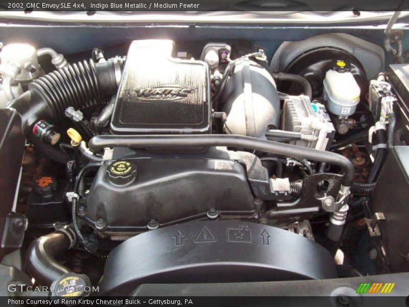 Indigo Blue Metallic / Medium Pewter 2002 GMC Envoy SLE 4x4