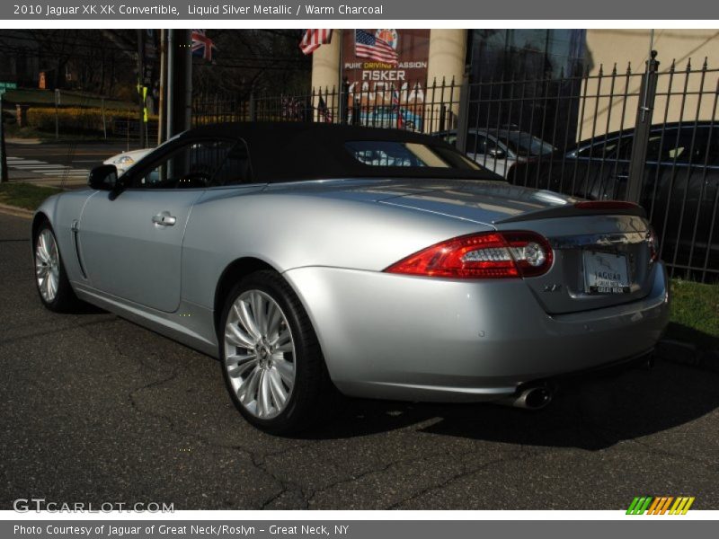 Liquid Silver Metallic / Warm Charcoal 2010 Jaguar XK XK Convertible