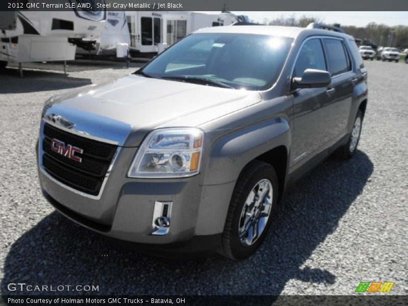 Steel Gray Metallic / Jet Black 2012 GMC Terrain SLE AWD